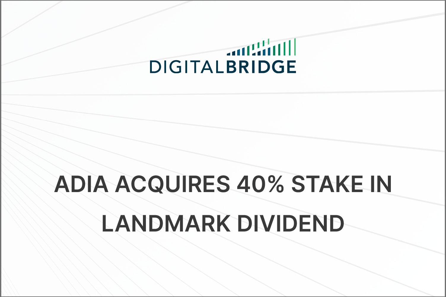 Photo of ADIA Acquires 40% Stake in Landmark Dividend